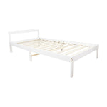 Natural Wooden Bed Frame Home Furniture V63-843141