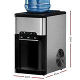 Devanti 20kg Ice Maker Machine with Water Dipenser IM-ZB20WD-BK-SS