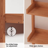Artiss Bookshelf Floating Shelf CAPIZ Oak FUR-T-DSHELF-02-WD