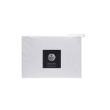 Accessorize White/Black Piped Hotel Deluxe Cotton Sheet Set Super King V442-HIN-SHEETS-HOTELPIPED-WHITEBLACK-SK