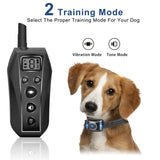 Dog Bark Collar - 2x 600m Range Receivers Vibration IPX7 Waterproof Training Aid V238-SUPDZ-39571914883152