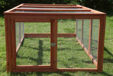 YES4PETS Large Chicken Coop Run Guinea Pig Cage Villa Extension Rabbit Hutch House Pen V278-RUNFOR32