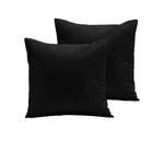 Pair of 280TC Polyester Cotton European Pillowcases Black V442-ABR-PILLOWC-280TCPAIR-BLACK-EU