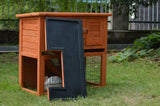 YES4PETS Double Storey Rabbit Hutch Guinea Pig Cage , Ferret cage W Pull Out Tray V278-RH211