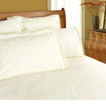 Shangri La Microfibre Machine Lace Sheet Set Cream Double V442-KIT-SHEETS-MICROFIBREMACHINELACE-CREAM-DS