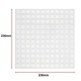 Tiles 3D Peel and Stick Wall Tile Stereoscopic Crystal White 10 Sheets V63-837061