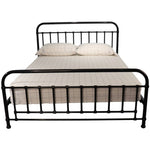 Metallica Double Bed Size Metal Frame Platform Mattress Base - Black V315-VOB-AKIR-02