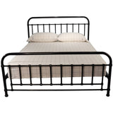 Metallica Double Bed Size Metal Frame Platform Mattress Base - Black V315-VOB-AKIR-02