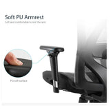 Sihoo M57 Ergonomic Office Chair, Computer Chair Desk Chair High Back Chair Breathable,3D Armrest V255-SIHOO-M57-0009-GY