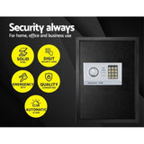 UL-TECH Security Safe Box Digital SAF-50EA-MTL-BK