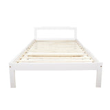 Natural Wooden Bed Frame Home Furniture V63-843141