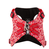 Floral Doggy Harness Red 2XS V188-ZAP-TLH1912-9-RED-XS