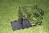 YES4PETS 24' Collapsible Metal Dog Puppy Crate Puppy Cage Cat Rabbit Carrier V278-CR24