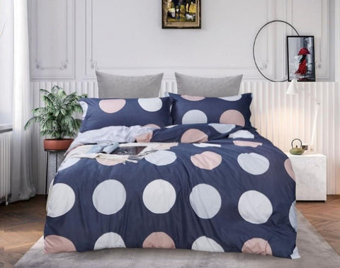 Circles King Size Quilt/Duvet Cover Set V493-MK-431