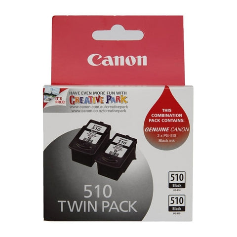 CANON PG510 Black Ink Twin Pack V177-D-C510T