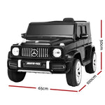 Kids Electric Ride On Car Mercedes-Benz Licensed AMG G63 Toy Cars 12V Black RCAR-AMG63-12V-BK