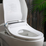 Electric Bidet Toilet Seat Cover LED Night Light Remote Control Auto Smart Wash HO0582