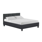 Artiss Bed Frame Double Size Charcoal TINO BFRAME-H-TINO-D-CA-AB