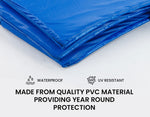 UP-SHOT 16ft Trampoline Safety Pad Blue Padding Replacement Round Spring Cover V219-TRMPADUPSA6BL