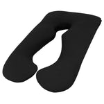 Woolcomfort Aus Made Maternity Pregnancy Nursing Sleeping Body Pillow Pillowcase Included Black V535-PREG-PILLOW-BUNDLE-BLK