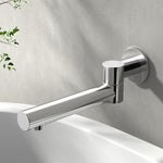 Cefito Bathroom Mixer Spout Wall Bath Tap Round Swivel Bathtub Chrome TAP-A-SPOUT07-SI