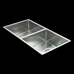 865x440mm Handmade Stainless Steel Undermount / Topmount Kitchen Sink with Waste V63-770025