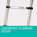 Bullet 2m Telescopic Aluminium Ladder Alloy Extension Extendable Steps V219-LDRTELBULA20S