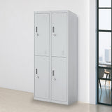 Four-Door Office Gym Shed Storage Locker V63-834591
