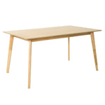 Cusco 150cm Dining Table Scandinavian Style Solid Rubberwood Natural V315-VOD-CUSC-01