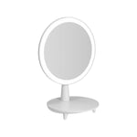 SOGA Round White Rechargeable LED Light Makeup Mirror Tabletop Vanity Home Decor BATHG535