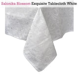 Salonika Blossom Tablecloth White 160 x 220 cm V442-GNA-TABLEC-SALONIKABLOSSOM220RE-WHITE-RE