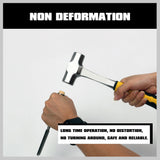 2LB+3LB Steel Hammer Double Octagonal Heavy Duty Solid Forged Rubber Grip Handle V465-97311-2PC