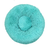 Pet Dog Bedding Warm Plush Round Comfortable Nest Comfy Sleeping kennel Green Large 90cm V360-PTDB0000-VG-L