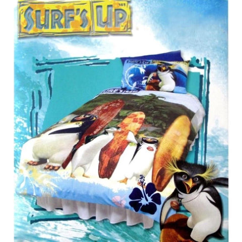 Surf's Up Quilt Cover Set Single V442-CAP-QUILTCS-SURFSUP-MULTI-SB