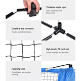 Everfit 4m Badminton Tennis Net Portable Volleyball Kit Adjustable Height PN-M001-4M-BL