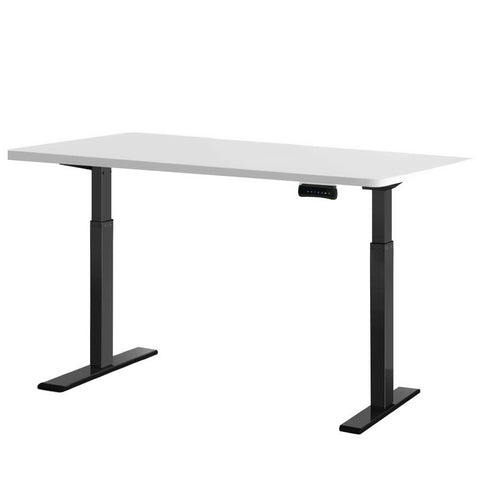 Artiss Standing Desk Motorised Dual Motor White 120CM HASD-268-BKDF-WHDB-120