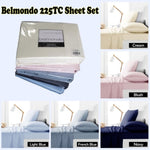 Belmondo 225TC Sheet Set French Blue - Queen V442-CAP-SHEETS-225TC-FRENCHBLUE-QS