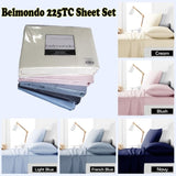 Belmondo 225TC Sheet Set French Blue - Queen V442-CAP-SHEETS-225TC-FRENCHBLUE-QS