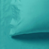 1000TC Ultra Soft Fitted Sheet & 2 Pillowcases Set - King Size Bed - Teal V493-AKF-07