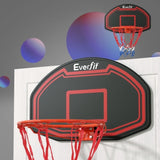 Everfit 38" Basketball Hoop Backboard Door Wall Mounted Ring Net Sports Kids BAS-HOOP-D38-BK