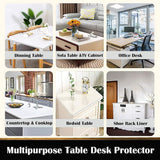 PVC Tablecloth Protector Table Cover Dining Table Cloth Plastic 2134x1070mm 1.5mm V63-838801
