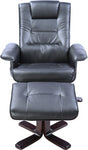 PU Leather Massage Chair Recliner Ottoman Lounge Remote V63-771935