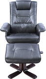 PU Leather Massage Chair Recliner Ottoman Lounge Remote V63-771935