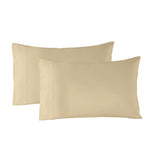 Royal Comfort Blended Bamboo Quilt Cover Set - King - Dark Ivory ABM-204829