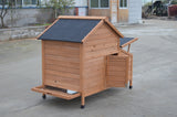 YES4PETS Brown Chicken Coop Rabbit Hutch Cat Cage Hen Chook House V278-CC337-BROWN