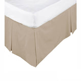 KINGDOM Box Pleated Valance Linen - KING V442-KIT-VALANCE-225TC-LINEN-KI