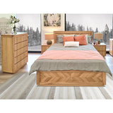 Rosemallow King Size Bed Parquet Solid Messmate Timber Wood Frame Mattress Base V315-VO-HIGH-12