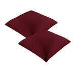 Vintage Design Homewares Pair of 100% Linen European Pillowcases Merlot V442-HIN-PILLOWC-LINEN-MERLOT-EU