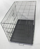 YES4PETS 42' Portable Foldable Dog Cat Rabbit Collapsible Crate Pet Rabbit Cage with Cover V278-CR42-W-COVER-BK