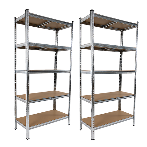 2 x 1.8M Garage Shelving Warehouse Rack Storage Shelves Pallet Racking V63-842041